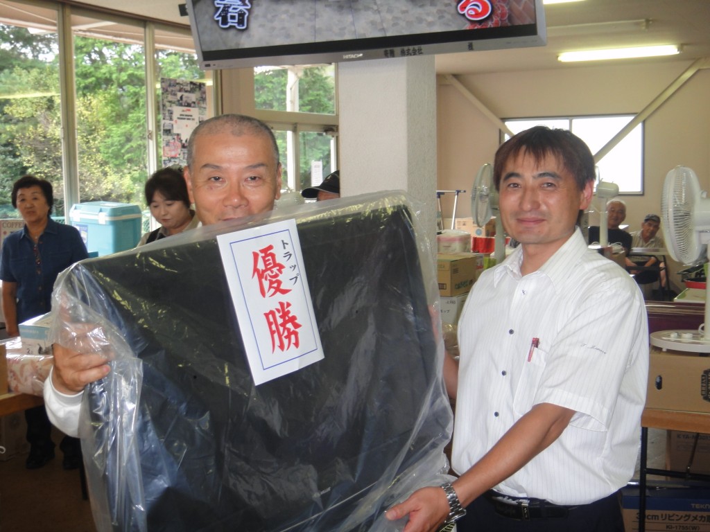 トラップ優勝